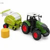 Spielzeug Traktor mit Ballenpresse und Heuballen Produktbild-Vorschau 3