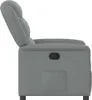 relaxačné kreslo vidaXL Light Grey Fabric Náhľad obrázku produktu 4