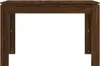 vidaXL Stół do jadalni brązowy dąb 120x60x76 cm materiał Podgląd zdjęcia produktu 4