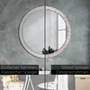 Ø100cm Spiegel - Glasrahmen mit Aufdruck - Wandspiegel Produktbild-Vorschau 5