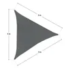 SVITA Voile d'ombrage triangulaire étanche 160g/m² UV50+ Voir les images du produit 9