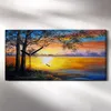 Leinwand Uhr Küche Wohnzimmer Bild Kunstdruck 60x30 Gemälde Produktbild-Vorschau 2