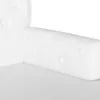 vidaXL Chesterfield Sofa Weiß 119,5 x 64,5 x 75 cm Umělá Náhled obrázku produktu 7