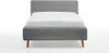 Polsterbett Madras 140x200cm Rippensamt - grau Produktbild-Vorschau 7