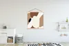 MuchoWow® Textilposter Braun - Flecken - Design 120x120 cm Produktbild-Vorschau 2