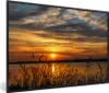 MuchoWow® Gerahmtes Poster Sonnenuntergang - Meer - Produktbild-Vorschau 1