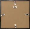 The back of a black picture frame with fasteners. Produktbild-Vorschau