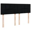 Boxspringbett mit Matratze Schwarz 140x190 cm Stoff Produktbild-Vorschau 9