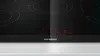 Siemens iQ500 ET875LMP1D, Elektro-Kochfeld, 80 cm, Schwarz, Mit Rahmen aufliegend Vorderansicht Bedienelemente Einbau Produktbild-Vorschau