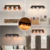 ZMH Deckenleuchte 4 Flammig Deckenlampe Schwarz, Produktbild-Vorschau 4