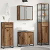 vidaXL Badkameraccessoireset, 4 stuks, gerecycled hout, Productafbeelding-voorbeeld 2