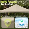 Sekey Pavillon Ersatzdach 3 x 3 m Wasserdicht 1000D Produktbild-Vorschau 5