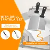 YZNAHRE Plancha Grillplatte 30x45 cm Universal Edelstahl Produktbild-Vorschau 5