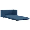 vidaXL Bodensofa mit Schlaffunktion Blau 112x174x55 cm Produktbild-Vorschau 1
