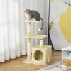 PawHut Kratzbaum 81,5 cm mit Katzenhöhle, für Katzen bis Produktbild-Vorschau 2