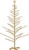 vidaXL Arbre de Noël en bois avec support Marron 180 cm Pin Voir les images du produit 1