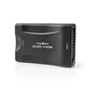 A black SCART to HDMI converter is shown against a white background. Voir les images du produit