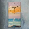 Wandbild Leinwand Bilder mit Uhr 30x60 Malerei Abstrakte Produktbild-Vorschau 2