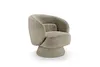 riess-ambiente Drehbarer Design Sessel BOSSA NOVA taupe Produktbild-Vorschau 4