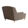 XXL Sessel Karil Bezug Veloursstoff Buche natur / sahara Produktbild-Vorschau 3