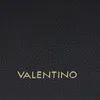 A close-up shot of the word "VALENTINO" embossed in gold on a black textured surface. Produktbild-Vorschau