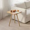 Carenza Home Beistelltisch Eiche 34x45 cm Holzbeine Produktbild-Vorschau 1