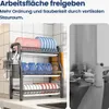 Heikoeco® Abtropfgestell Geschirr mit 2 Ebenen, Produktbild-Vorschau 3