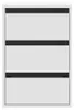 vidaXL Kommode Weiß 40x41x58 cm Holzwerkstoff Produktbild-Vorschau 4