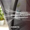 Ergonomiczne krzesło biurowe AREBOS | Regulowany zagłówek i Podgląd zdjęcia produktu 7