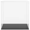 A clear acrylic display box with a black base. Voir les images du produit
