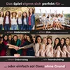 Collage of images showing women in different social settings, with text overlay suggesting occasions for a game. Produktbild-Vorschau