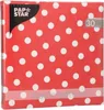 Papstar Servietten, 3-lagig 1/4-Falz 33 cm x 33 cm rot Produktbild-Vorschau 2