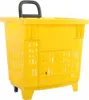 Panier à roulettes 55L Jaune Voir les images du produit 2