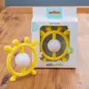 GiliGums Teether in silicone, sonaglio - Cervo, giallo Anteprima dell’immagine prodotto 4