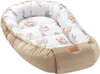 Boho Bears & Cappuccino Soft Velvet Babynest Kokon Comfort Produktbild-Vorschau 1