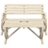 2-tlg. Garten-Lounge-Set Massivholz Tanne Produktbild-Vorschau 3