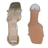 VAN HILL Damen Riemchensandaletten Sandaletten Strass Party Produktbild-Vorschau 3