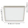 Eglo 900595 FUEVA 5 LED Deckenleuchte 20,5W 285x285mm Weiss Produktbild-Vorschau 3