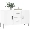 vidaXL Kredens biały 100x36x60 cm Materiał drewnopochodny Podgląd zdjęcia produktu 3