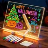 LED Notiztafel mit Farben, 2026 Neu Acryl Notiztafel mit 7 Produktbild-Vorschau 1