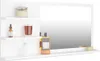 vidaXL Lustro łazienkowe białe 90x10,5x45 cm materiał Podgląd zdjęcia produktu 3