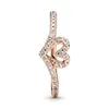 PANDORA Damenring Herz mit Zirkonia, rosé Produktbild-Vorschau 4