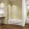 AICA 120cmx140cm Badewannenaufsatz 6mm NANO ESG-glas Produktbild-Vorschau 2