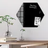 DEQORI Magnettafel Glas 55x48 cm 6-eckig 'Schwarz' Produktbild-Vorschau 4