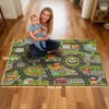 AIYAPLAY Kinder Spielteppich 160x100cm Straßenteppich für Produktbild-Vorschau 3