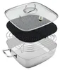 Quadro-Aroma-Dampfgarer, PFAS-frei 28x28 cm, 30% mehr Produktbild-Vorschau 2
