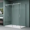 A modern bathroom with a glass shower enclosure. Produktbild-Vorschau