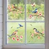 GKA Fensterbild 4 Vögel auf 4 Ästen A9 Fensterfolie Bild Produktbild-Vorschau 2