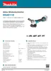 Makita Akku Winkelschleifer DGA511Z 18V Sologerät Solo Gerät Flex Schleifer 125 mm Bürstenlos Motor Garantie Qualität Gut 16063 0088381853552 309725 Produktbild-Vorschau
