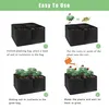 Jardinière surélevée en tissu à 8 compartiments, pot de Voir les images du produit 8